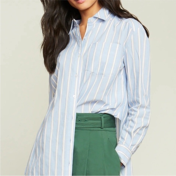 Veronica Beard CHELSEA STRIPED TUNIC NWT Sz 0‎ - Picture 1 of 9